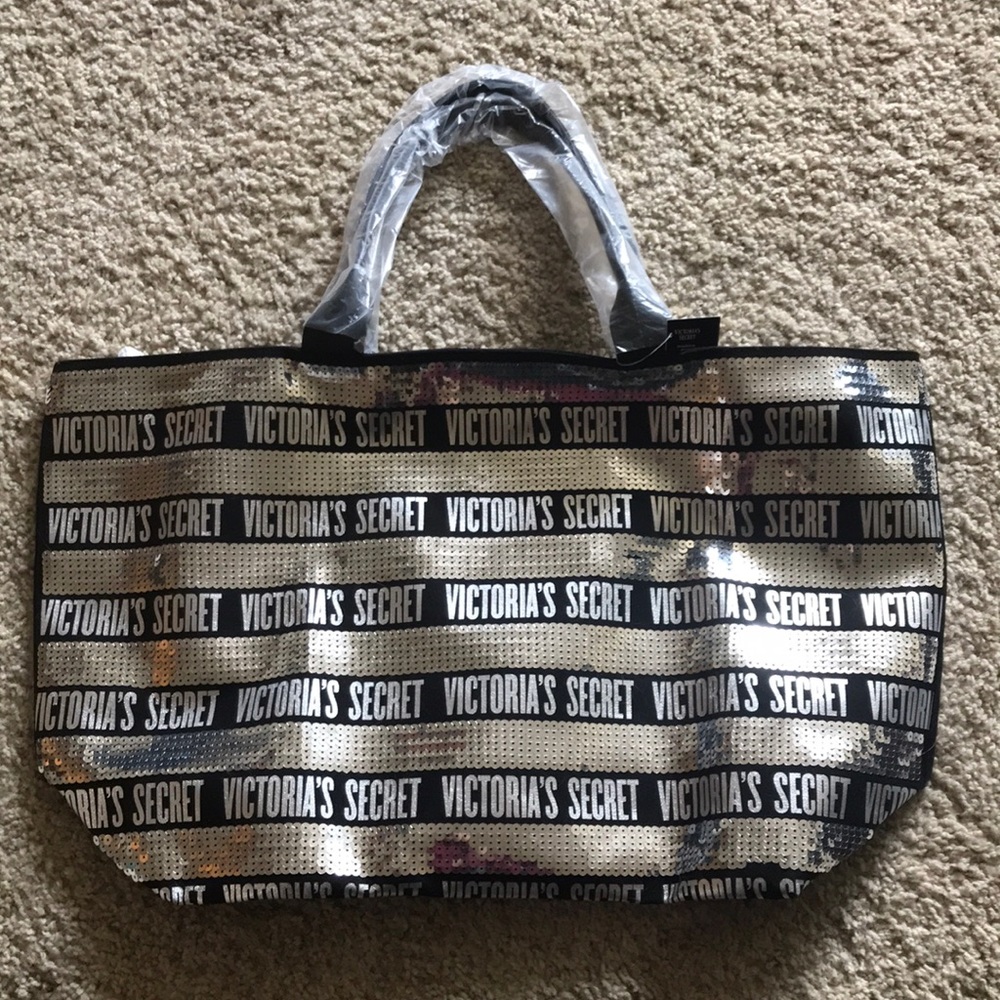 Victoria’s Secret sequin bag & makeup bag